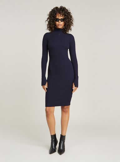 Rib Slim Dress